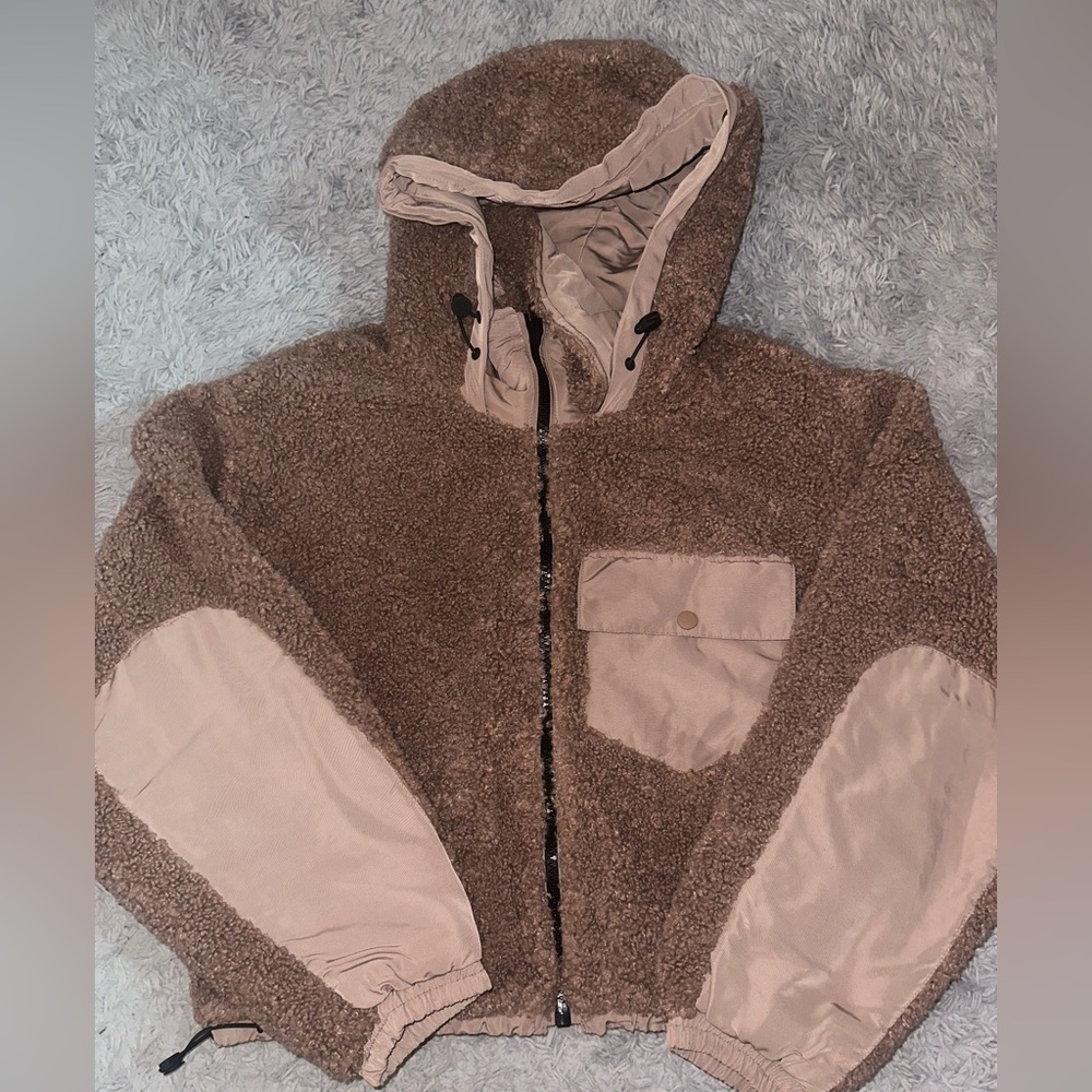 zara teddy coat